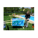 Melitta Winkler der Obelisk "Elementa-magica" - beim Fixieren mit Acryllack 