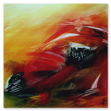 Melitta Winkler "The-big-wave" 100x70, FEINSCHICHTtechnik